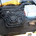 XE NÂNG ĐIỆN 2,5 TẤN KOMATSU GẬT GÙ, LỐP KÉP FE25-1 302285