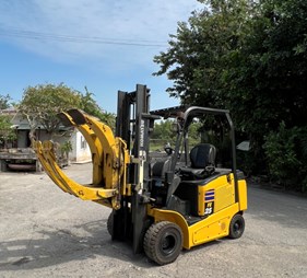 Xe nâng điện 2.5 tấn kẹp tròn