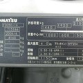 XE NÂNG DẦU 2,5 TẤN KOMATSU  GẬT GÙ, LỐP KÉP FD25C-16 715116