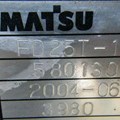 XE NÂNG DẦU 2.5 TẤN KOMATSU FD25T-15 580130 0943888255