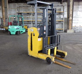 Xe nâng điện đứng lái 0.9 Tấn KOMATSU FB09RS-15 154381 LH 0943888255