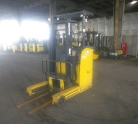 xe nâng điện đứng lái 1.5 tấn Komatsu FB15RL-15 LH: 0943888255