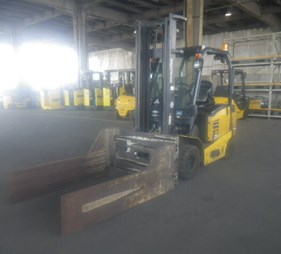 XE NÂNG ĐIỆN 2.5 TẤN KOMATSU FE25-1 CÓ KẸP GIẤY Hotline: 0943888255