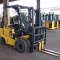 XE NÂNG ĐIỆN 2.5 TẤN KOMATSU FE25-1 302913 GẬT GÙ, LỐP KÉP