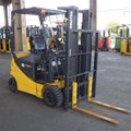 XE NÂNG ĐIỆN 1.5 TẤN CHUI CÔNG 3 TẦNG KOMATSU FB15-12 850079 