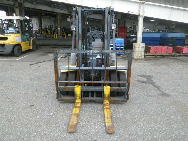 XE NÂNG DẦU 2.5 TẤN KOMATSU FD25C-16 749028 GẬT GÙ, LỐP KÉP,