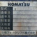 XE NÂNG DẦU 1,4 TẤN KOMATSU FD14T-17 631305