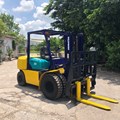 XE NÂNG DẦU 3.5 TẤN KOMATSU FD35W-7 , SỐ SÀN, GẬT GÙ, LỐP KÉP